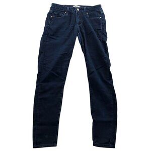 Paige Womens Verdugo Ankle Jeans 27 Blue Dark Denim Stretch Skinny Leg Casual